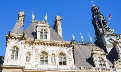 Hotel de Ville - Location for Liberation of Paris Festivities Hotel de Ville - Location for Liberation of Paris Festivities