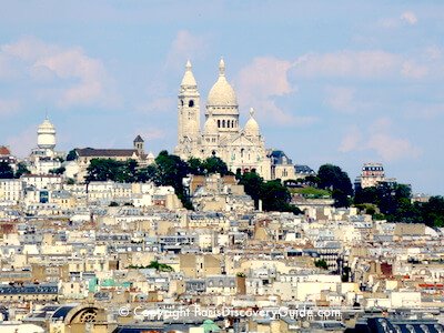 Sacre Coeur in Montmartre in Paris