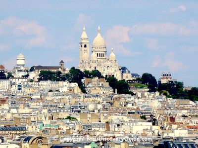 Sacre Coeur in Montmartre in Paris Sacre Coeur in Montmartre in Paris