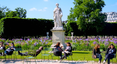 Tuileries Garden in Paris in May Tuileries Garden in Paris in May