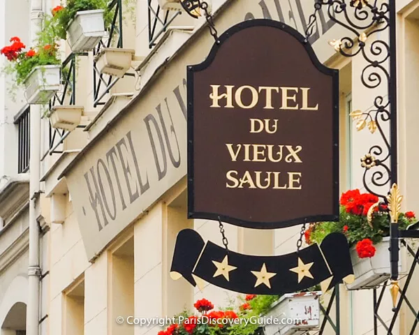 Paris hotel sign - Marais Paris hotel sign - Marais
