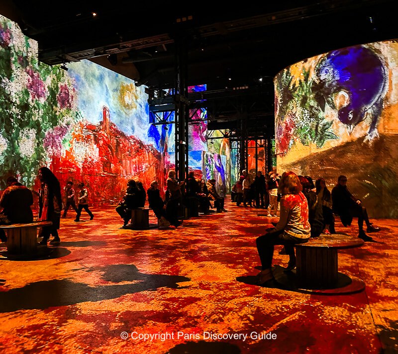 Cezanne show at Atelier des Lumières