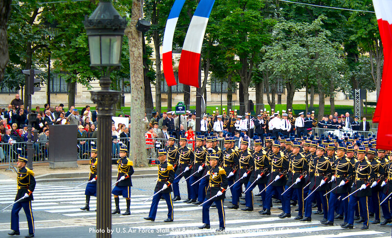 Bastille Day parade in Paris Bastille Day parade in Paris