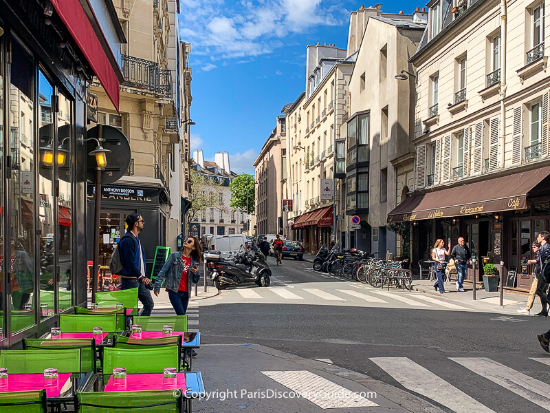 Bistros on Rue Thouin near Place Constrascarpe