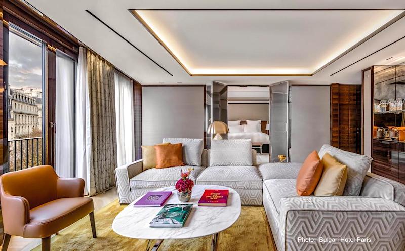 Suite at Bvlgari Paris Hotel Suite at Bvlgari Paris Hotel