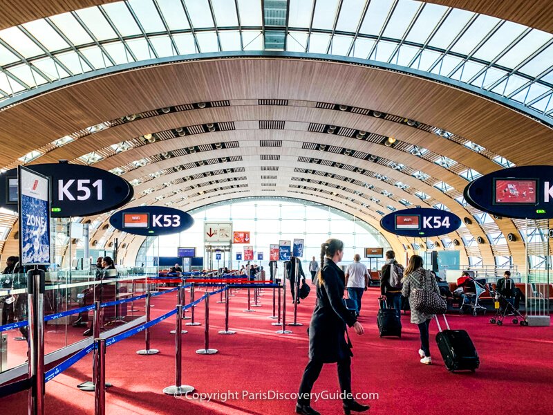 Charles de Gaulle Airport near Paris 