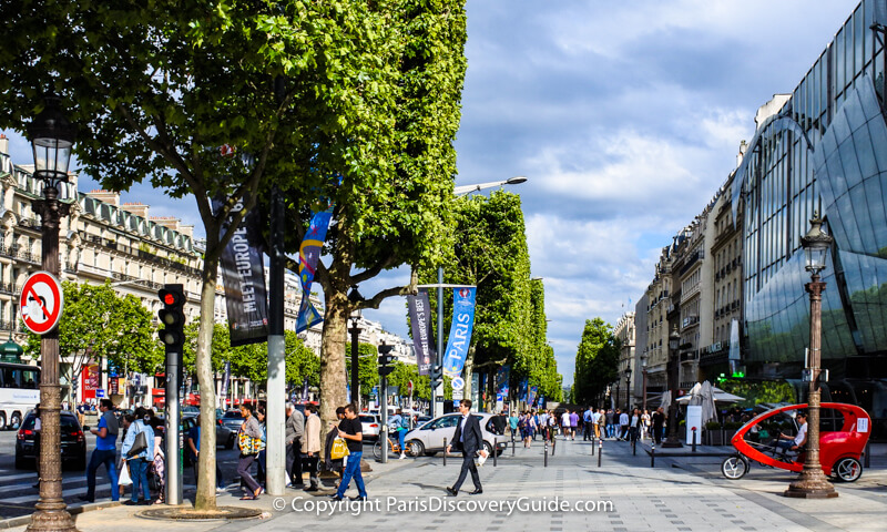 Champs Elysees on a June afternoon Champs Elysees on a June afternoon