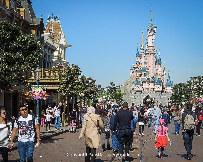 Disneyland Paris in mid-April