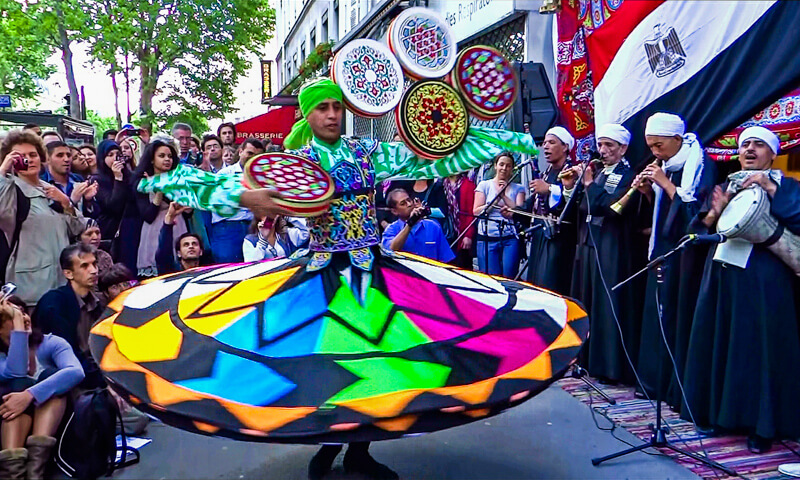 Performance at Fete de la Musique in Paris Performance at Fete de la Musique in Paris