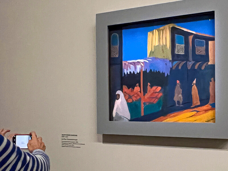 Painting by Russian artist Martiros Sarian, part of the Morozov Collection exhibition Painting by Russian artist Martiros Sarian, part of the Morozov Collection exhibition