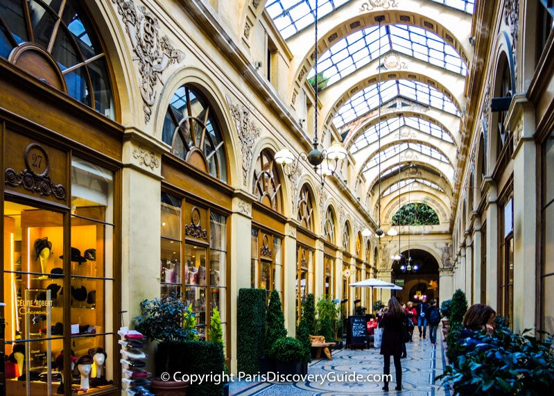 Shopping in Paris - Historic Covered Passages and Galeries