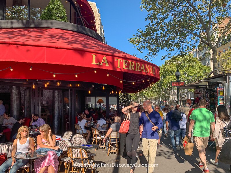 La Terrasse 7eme at the corner of Rue Cler and Avenue de la Motte-Picquet