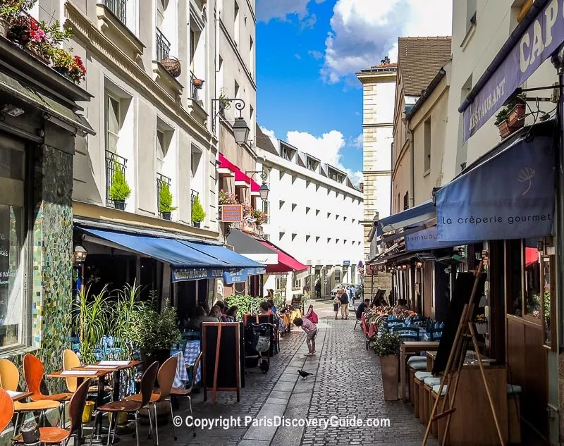 A quiet street in Paris's Latin Quarter