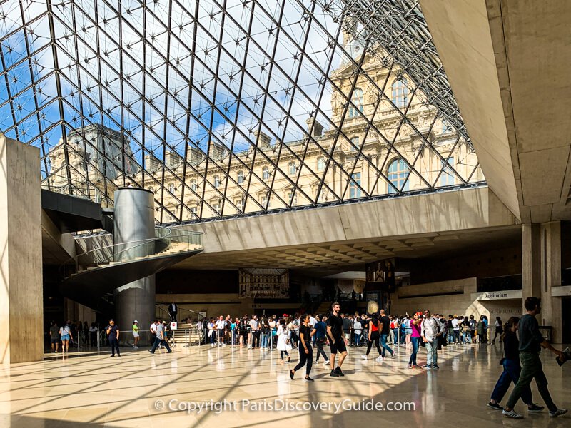 Under the Louvre's Pyramid