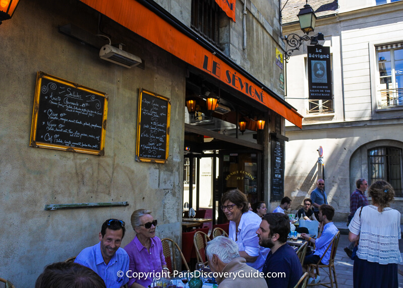 Le Sévigné at 15 Rue Payenne in the Marais, Paris