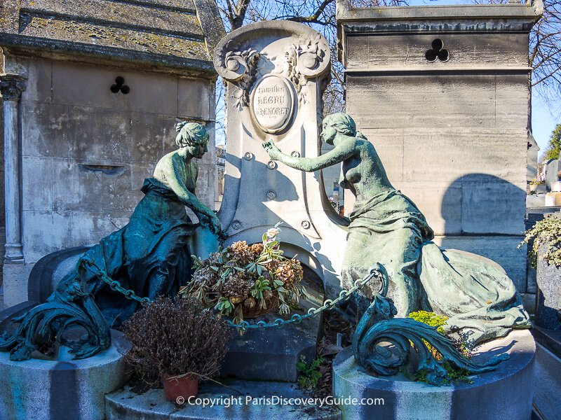 Legru-Lhenoret family tomb at Pere Lachaise Cemetery in Paris