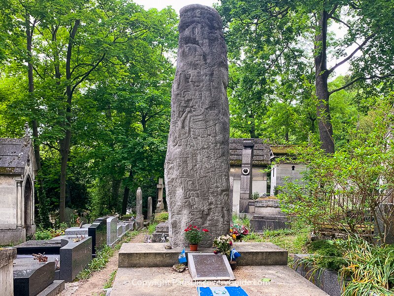 Grave of Guatemalan writer Miguel Angel Asturias