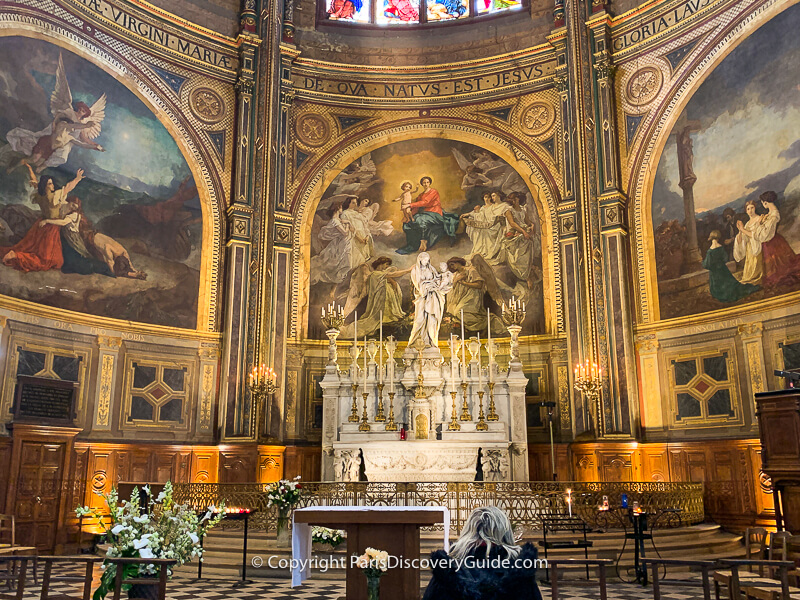 Chapel of the Virgin in Eglise Saint Eustache 