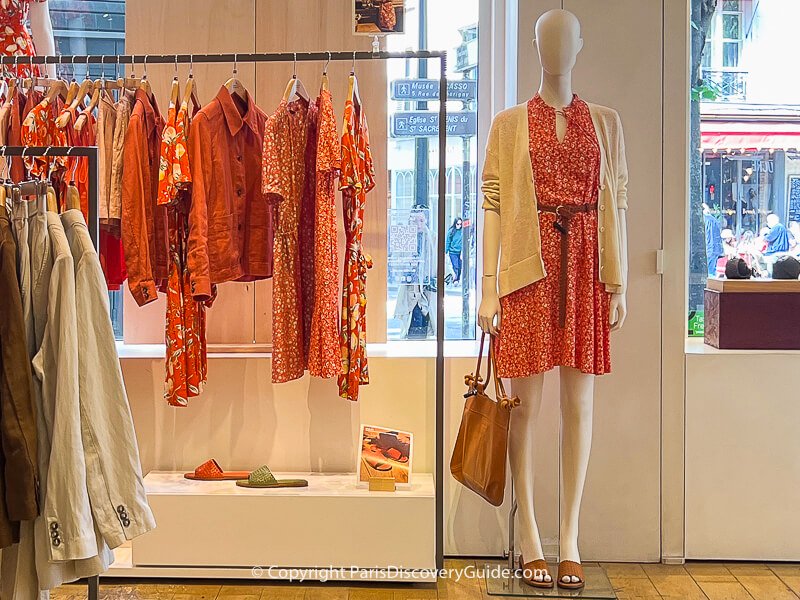 Late spring collection at Comptoir des Cotonniers in the Marais