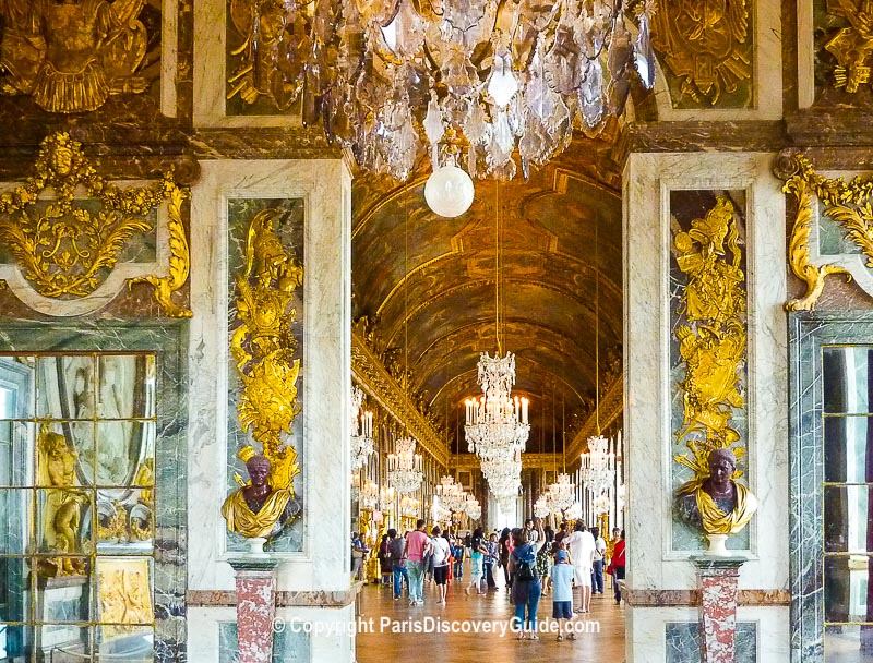 Entrance to the Hall of Mirrors at Versailles