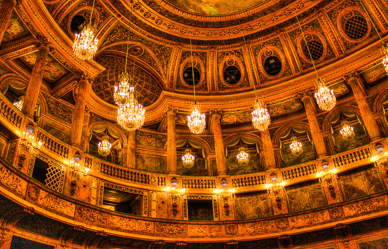 Inside the Royal Opera House at Versailles - Photo credit: Tanya Hart Inside the Royal Opera House at Versailles - Photo credit: Tanya Hart