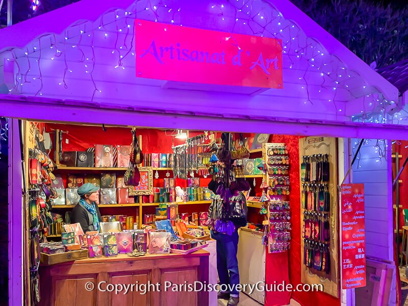 Ferris wheel and Champagne bar at Tuileries Garden Christmas Market