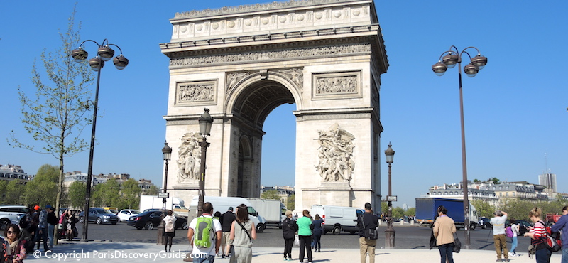 Arc de Triomphe, on Champs Elysées in the 8th Arrondissement Arc de Triomphe, on Champs Elysées in the 8th Arrondissement