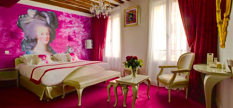 Marie Antoinette Room in Hotel Konfidentiel