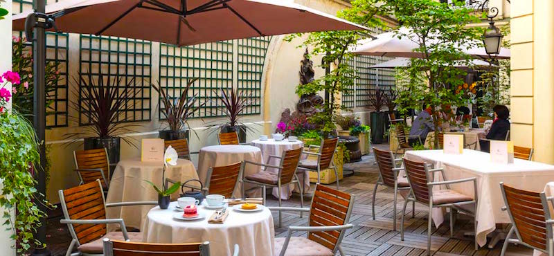 Afternoon tea at Hotel Regina in Paris Afternoon tea at Hotel Regina in Paris