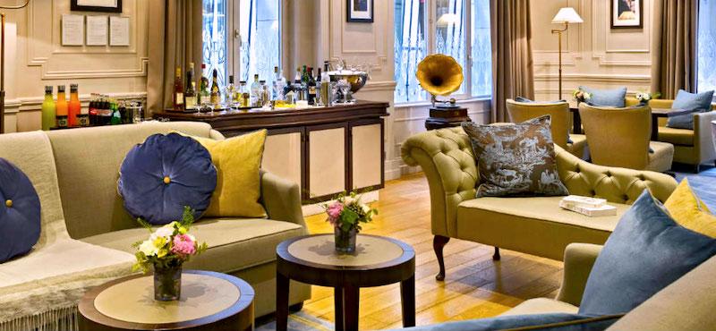 Lounge in La Clef Louvre in the 1st Arrondissement in Paris Lounge in La Clef Louvre in the 1st Arrondissement in Paris