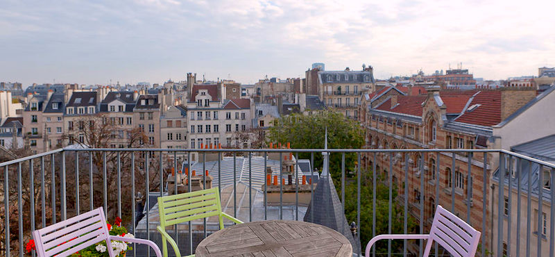 Balcony view from Hôtel Parc Saint-Severin Balcony view from Hôtel Parc Saint-Severin