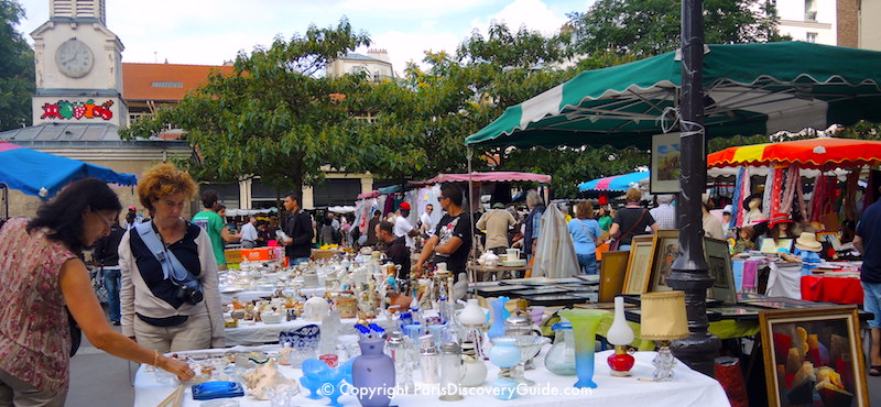 Marché d'Aligre, the most popular flea market inside the Paris city limits, in the 12th Arrondissement Marché d'Aligre, the most popular flea market inside the Paris city limits, in the 12th Arrondissement