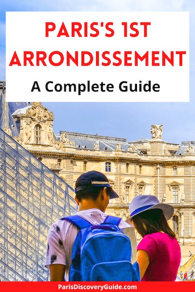 Near the Louvre Pyramid in Paris's 1st arrondissement