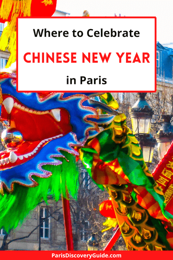 Chinese New Year parade by Paris Hotel de Ville