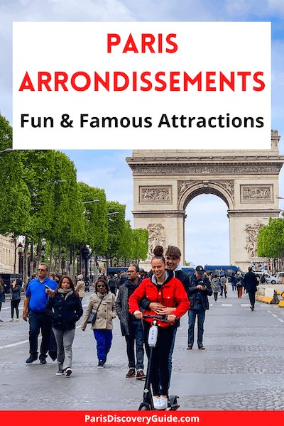 Arc de Triomphe and Champs Elysées on a car-free Sunday in Paris's 8th district