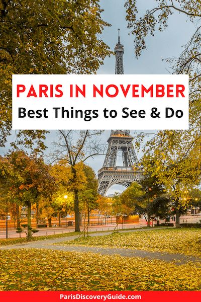 Paris Events November 2022 - Things to Do - Paris Discovery Guide