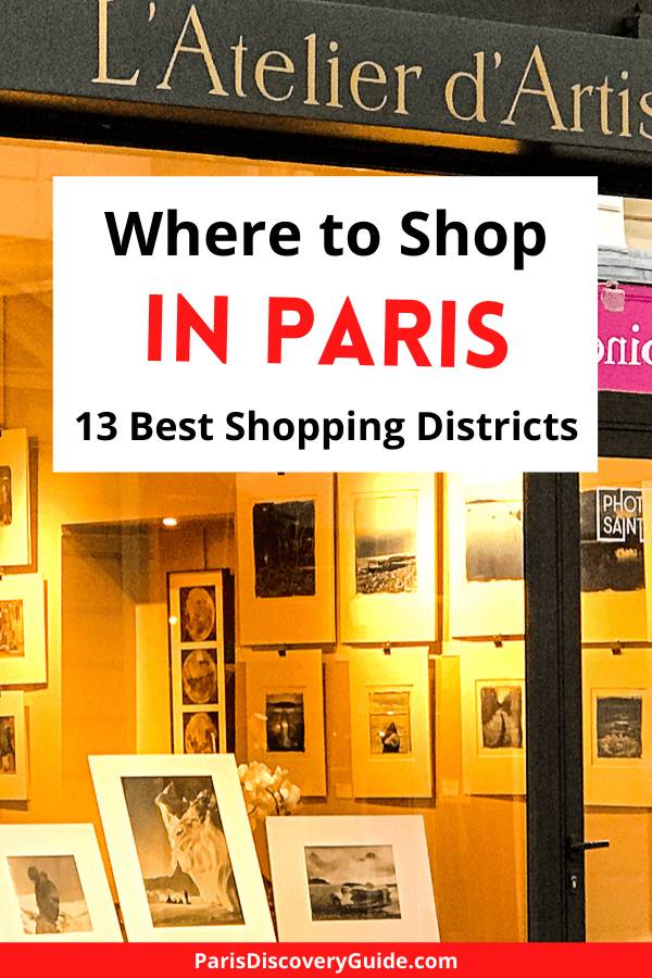 20 best places for shopping in Paris