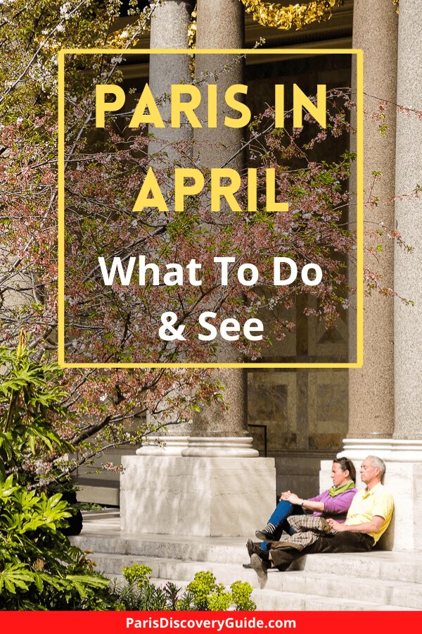 Soaking up sun in the courtyard garden at Petit Palais in Paris in April